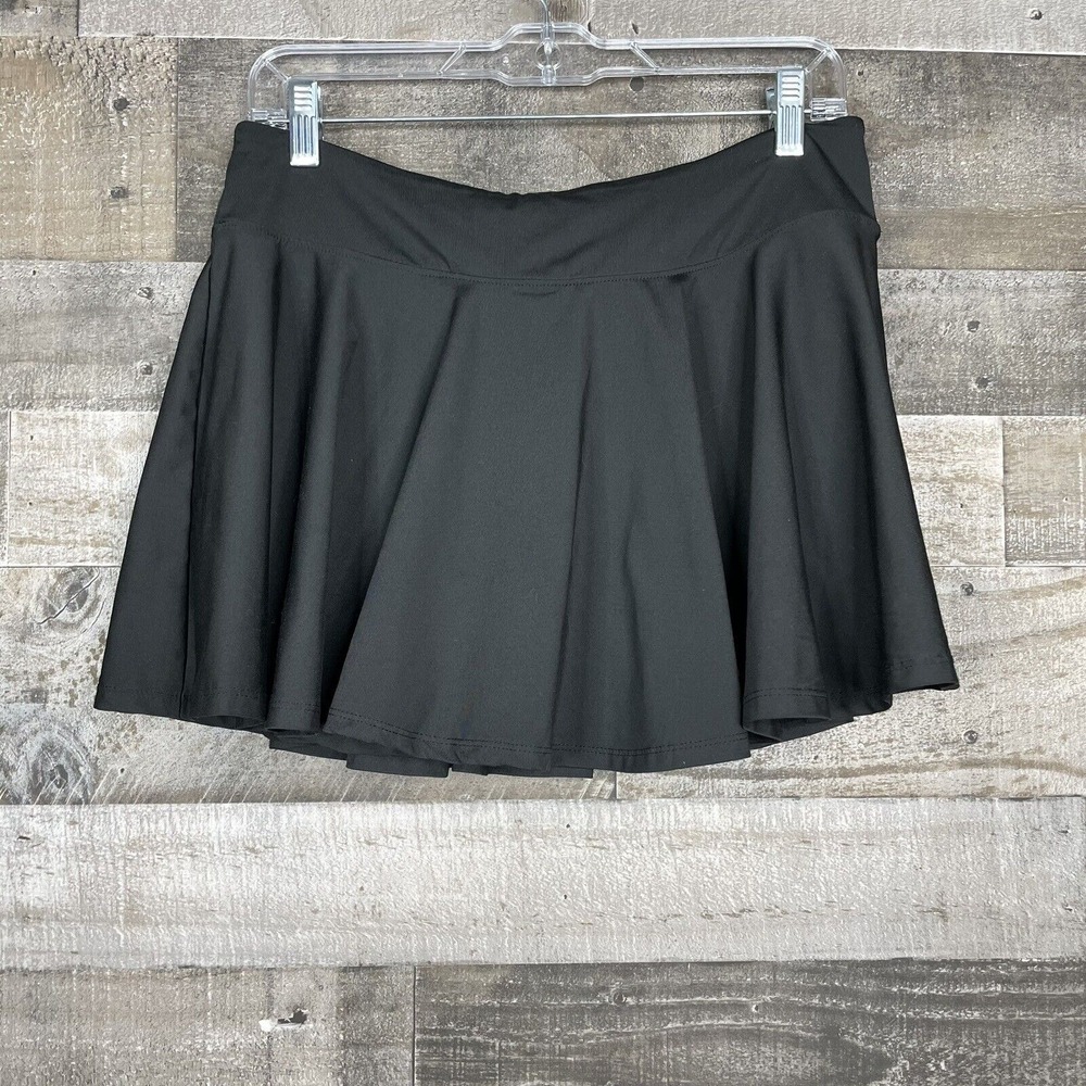 Honoua Sport Women's M Black Athletic Tennis Golf Skirt Skort Stretchy Shorts